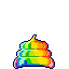 Rainbow Poop Hat sprite